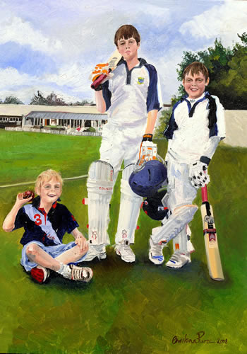 commissioned paintings by christina pierce