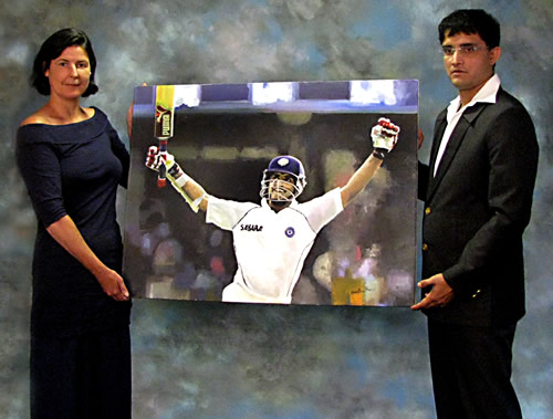 recent commission for Sourav Ganguly