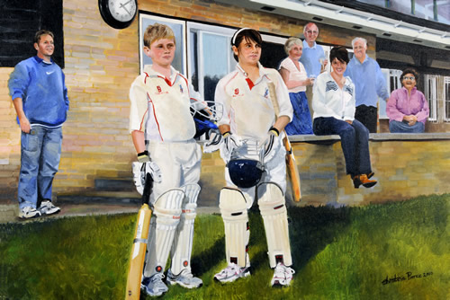 commissioned painting by chrissy pierce