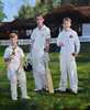 3 Boys 48in x 36in oil on canvas - painting by christina pierce, cricket artist