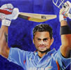 viral kohl painting by christina pierce, cricket artist