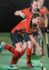 Cardiff Hockey National League, Bag, oil on canvas 36” x 24” commissioned painting by christina pierce, cricket artist