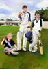 Commission painting by christina pierce, cricket artist