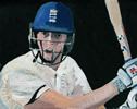 painting by christina pierce, cricket artist