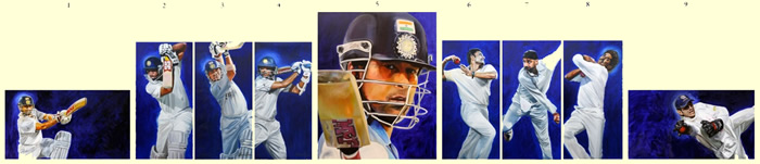 icons of india - painting by christina pierce