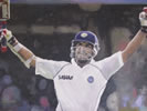 Ganguly 30in x 40in oil on canvas by christina pierce, cricket artist