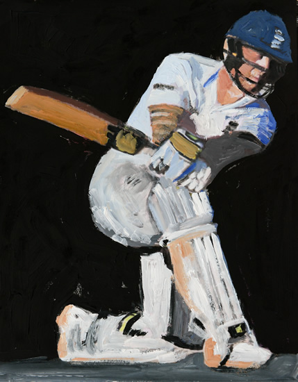 painting by christina pierce, cricket artist