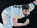 painting by christina pierce, cricket artist