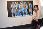 tao gallery exhibition of paintings by christina pierce, cricket artist